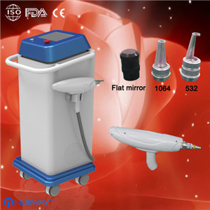 Q-Switched ND-Yag Laser Equipment For Body Tattoo Removal And Eyebrow Removal 1064nm