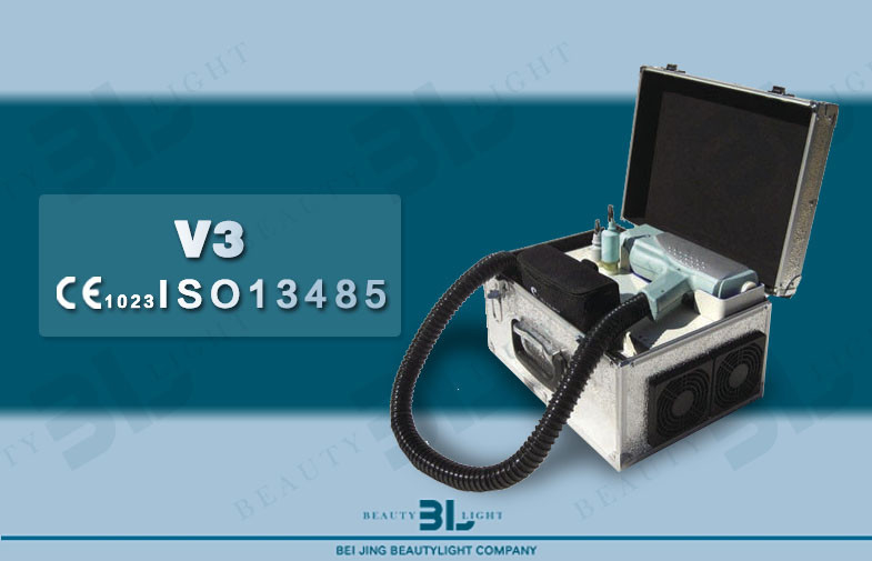 Professional medical Q-switched nd yag laserswitched yag v6 laser tattoo removal machine 3 in 1