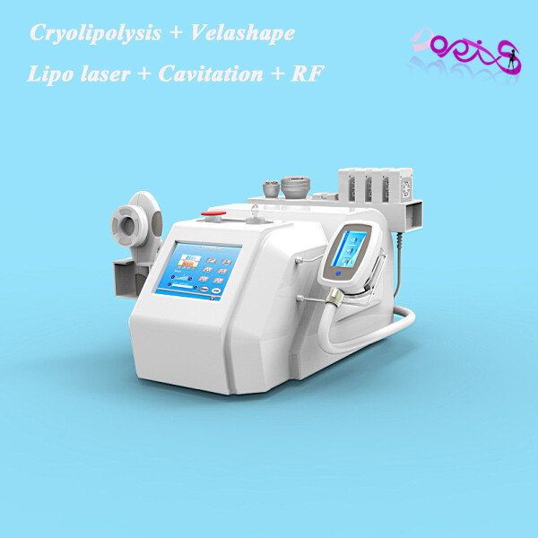 5in1 Cryolipolysis VelaShape Lipolaser Cavitation Five-polar RF beauty equipment