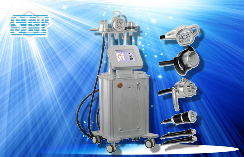 Vacuum Slimming Machine For Cellulite Removal , Skin Tightening / Cavitation RF Machine