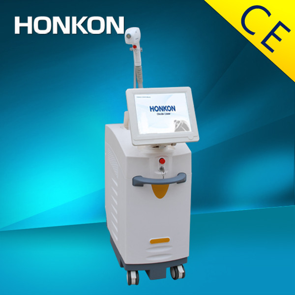 High performance 808nm Diode Laser For Chest , Back , Leg Hair Removal machine 120J/cm²