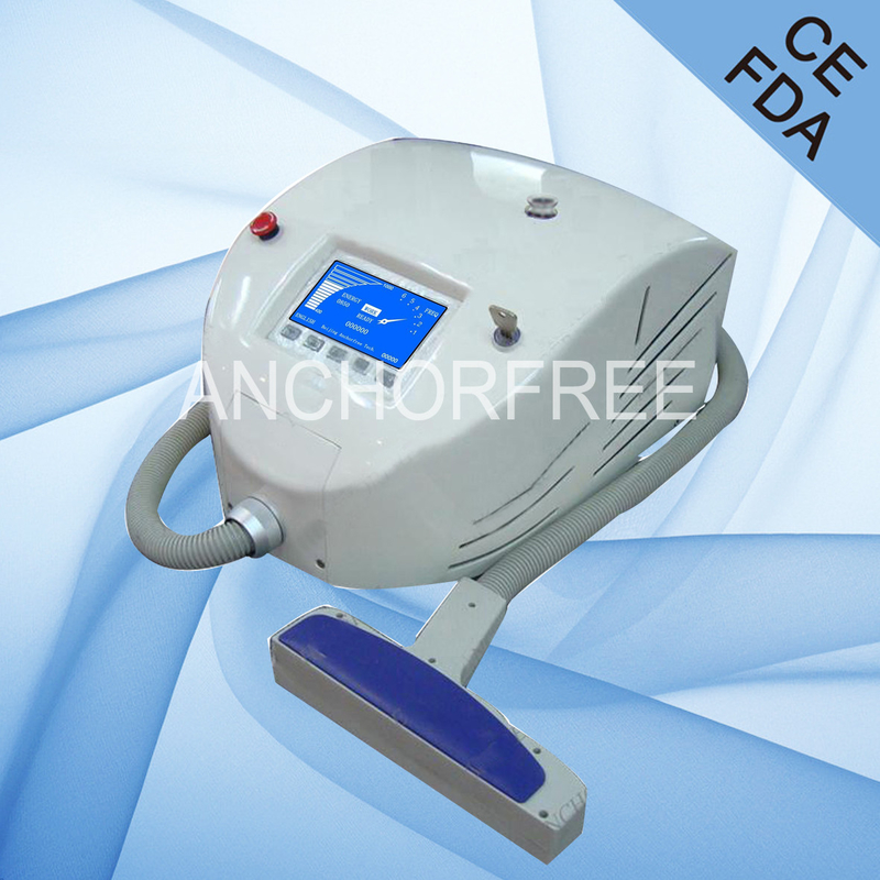 CE 1064nm / 532nm Desktop Q Switched Nd Yag Laser Tattoo Removal Machine /  Eyeline, Eyebrow Remove Equipment