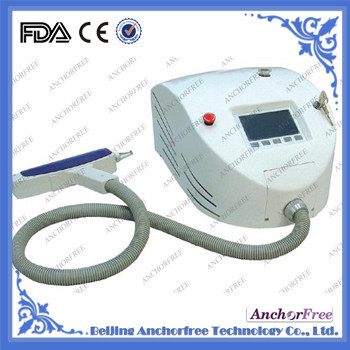 Portable Powerful 1064nm / 532nm q Switch Nd Yag Medical Laser Tattoo Removal Machine With Detachable Heads