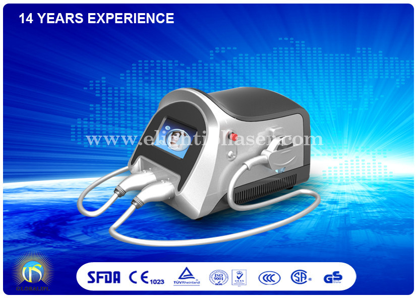 Portable Hair Removal IPL RF Beauty Equipment With Hand / Foot Touch 10 MHz